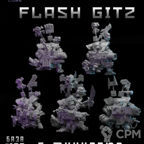 Описание картинки Flash Gitz от DREAMCUBE по цене 900руб | Свободный Рынок Миниатюр - СРМ