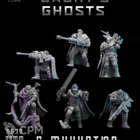 Описание картинки Gaunt's Ghousts от DREAMCUBE по цене 450руб | Свободный Рынок Миниатюр - СРМ