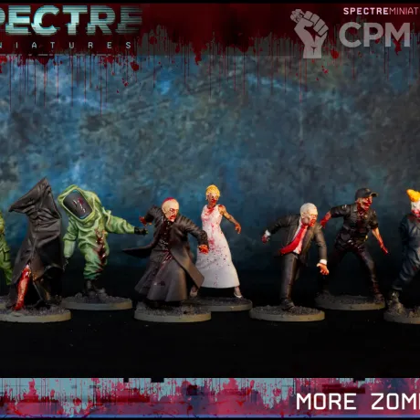 Описание картинки Zombies от Manufactorum76 по цене 1 280руб | Свободный Рынок Миниатюр - СРМ