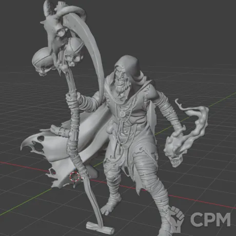 Описание картинки Necromancer от MrMetalHorror по цене 350руб | Свободный Рынок Миниатюр - СРМ