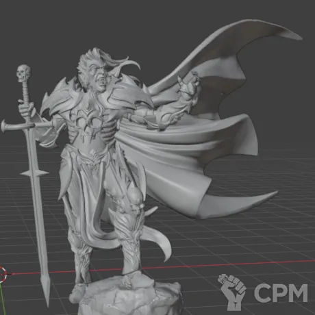 Описание картинки Vampire Lord от MrMetalHorror по цене 350руб | Свободный Рынок Миниатюр - СРМ