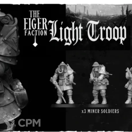 Описание картинки Light Troop от Manufactorum76 по цене 480руб | Свободный Рынок Миниатюр - СРМ