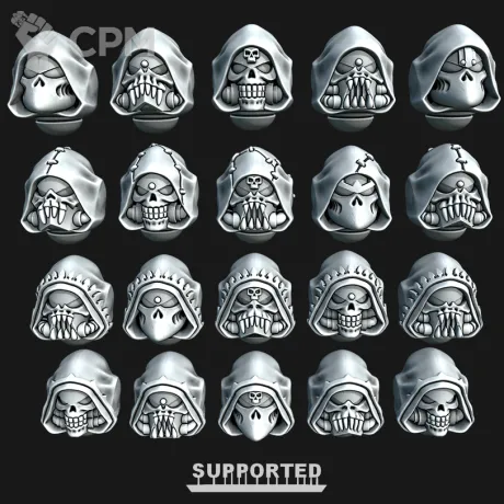 Описание картинки Night Lords heads от Хижина Мопса по цене 450руб | Свободный Рынок Миниатюр - СРМ