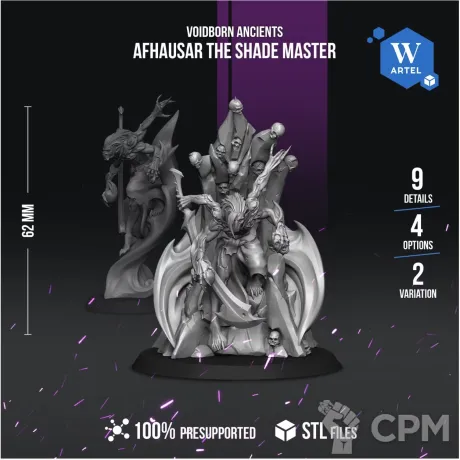 Описание картинки Afhausar The Shade Master от Manufactorum76 по цене 625руб | Свободный Рынок Миниатюр - СРМ