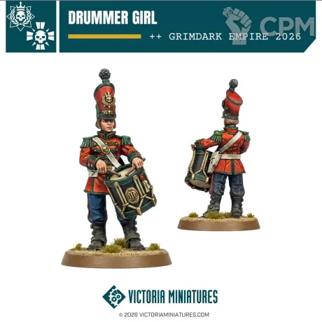 Описание картинки Drummer Girl от Manufactorum76 по цене 160руб | Свободный Рынок Миниатюр - СРМ