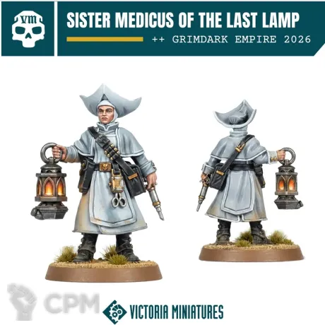 Описание картинки Sister Medicus of the Last Lamp от Manufactorum76 по цене 160руб | Свободный Рынок Миниатюр - СРМ