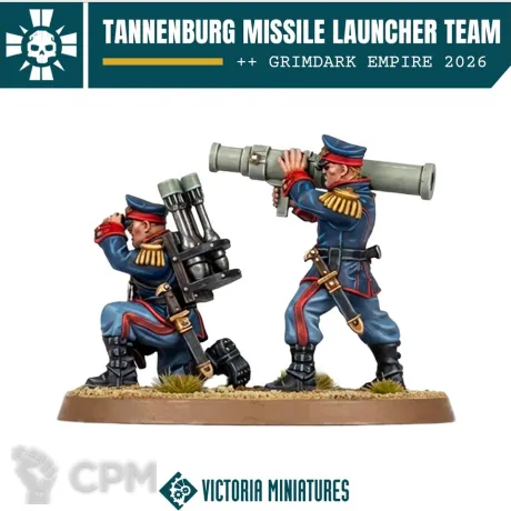Описание картинки Victorian/Tannenburg Missile Launcher Team от Manufactorum76 по цене 350руб | Свободный Рынок Миниатюр - СРМ