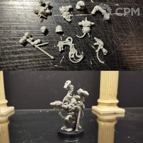 Описание картинки Space Wolves Iron Priest от VsePrah по цене 500руб | Свободный Рынок Миниатюр - СРМ