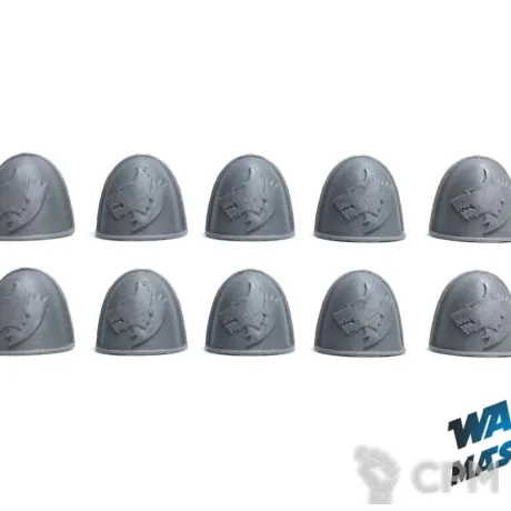 Описание картинки Space Wolves Mk IV Shoulder Pads от WARP Master по цене 680руб | Свободный Рынок Миниатюр - СРМ