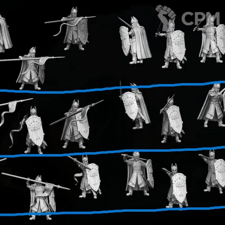 Описание картинки Spearman guard от Brutality по цене 200руб | Свободный Рынок Миниатюр - СРМ