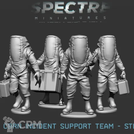 Описание картинки CBRN Team от Manufactorum76 по цене 640руб | Свободный Рынок Миниатюр - СРМ