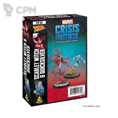 Описание картинки Marvel: Crisis Protocol - Scarlet Witch &amp; Quicksilver от StarkLogistics по цене 3 990руб | Свободный Рынок Миниатюр - СРМ