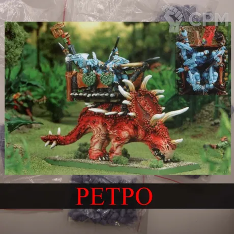 Описание картинки Stegadon 5th Edition от White Rhino по цене 1 199руб | Свободный Рынок Миниатюр - СРМ