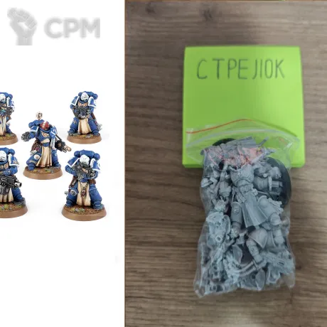 Описание картинки Sternguard Veterans Leviathan (Литье) от Барахолка CTPEJIKA по цене 1 200руб | Свободный Рынок Миниатюр - СРМ