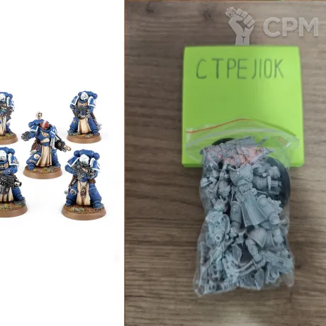 Описание картинки Sternguard Veterans Leviathan (Литье) от Барахолка CTPEJIKA по цене 1 200руб | Свободный Рынок Миниатюр - СРМ