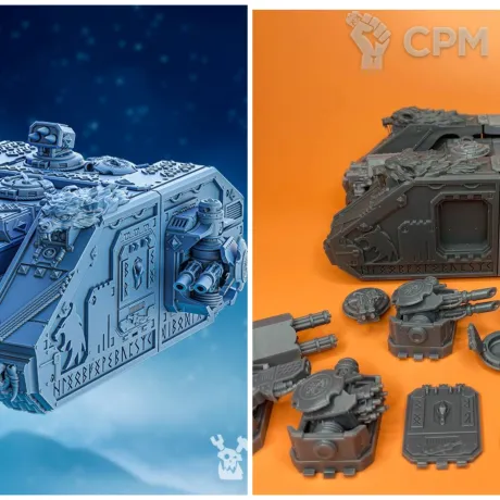 Описание картинки space wolves land raider от Milestone по цене 3 500руб | Свободный Рынок Миниатюр - СРМ