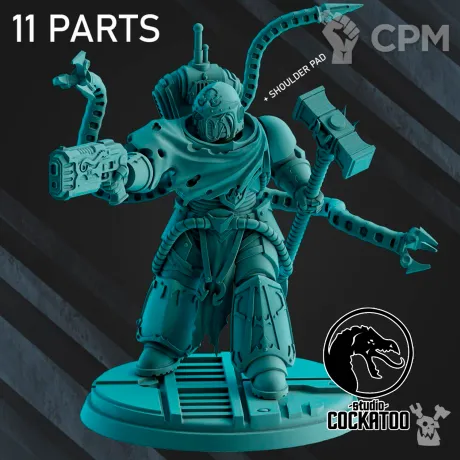 Описание картинки Alpha Legion Warpsmith от Studio Cockatoo по цене 450руб | Свободный Рынок Миниатюр - СРМ
