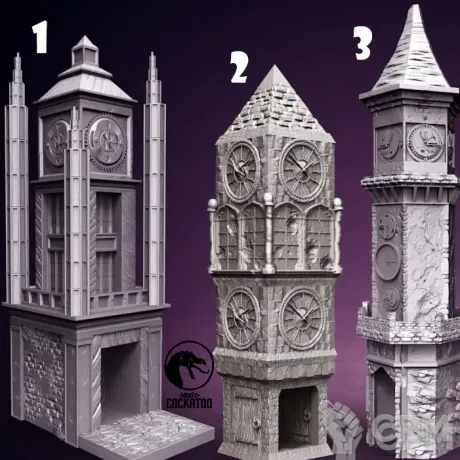 Описание картинки Dice tower/Башня для кубов от Studio Cockatoo по цене 2 750руб | Свободный Рынок Миниатюр - СРМ
