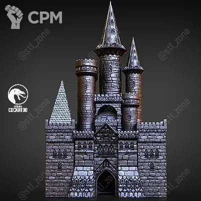 Описание картинки Vampire Dice tower/Башня для кубов от Studio Cockatoo по цене 2 750руб | Свободный Рынок Миниатюр - СРМ