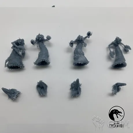 Описание картинки Flamers of Tzeentch 4 шт от Studio Cockatoo по цене 100руб | Свободный Рынок Миниатюр - СРМ