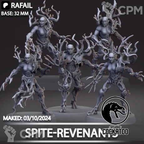 Описание картинки Spite-Revenants 5шт. от Studio Cockatoo по цене 1 500руб | Свободный Рынок Миниатюр - СРМ