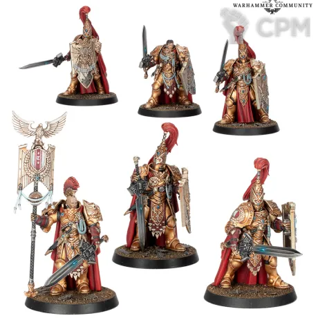 Описание картинки Custodian Sentinels Sodality от Mechanikus Forge по цене 1 800руб | Свободный Рынок Миниатюр - СРМ