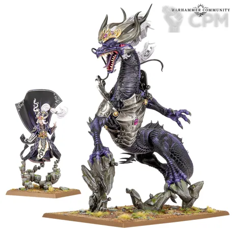 Описание картинки Miao Ying, the Storm Dragon от Salamanders Anvil по цене 2 900руб | Свободный Рынок Миниатюр - СРМ