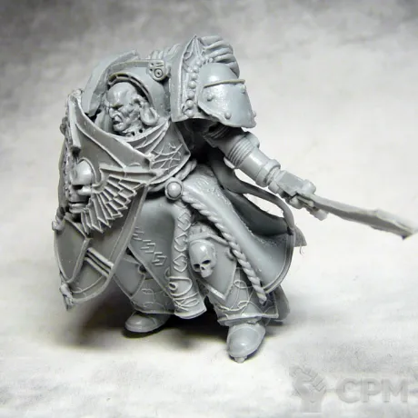 Описание картинки Терминатор с мечом и щитом от Soul Dark по цене 400руб | Свободный Рынок Миниатюр - СРМ