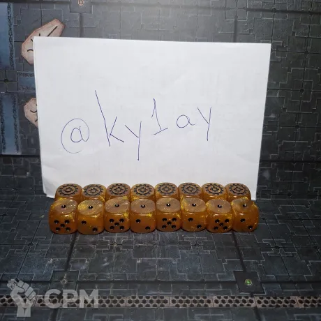 Описание картинки Kharadron Overlords Dice Set от Kylay по цене 2 300руб | Свободный Рынок Миниатюр - СРМ