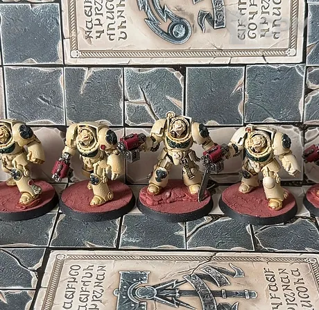 Описание картинки Deathwing terminators от OMG_SL по цене 2 200руб | Свободный Рынок Миниатюр - СРМ