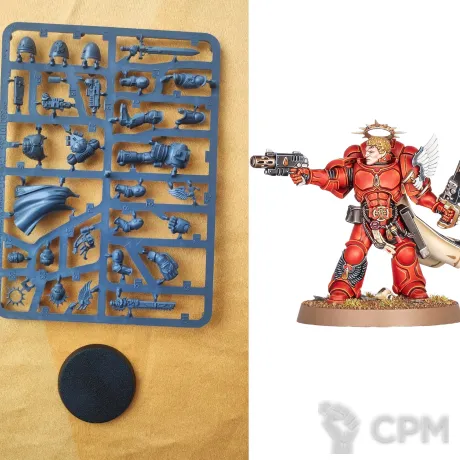 Описание картинки Blood Angels Captain от aldger по цене 2 600руб | Свободный Рынок Миниатюр - СРМ
