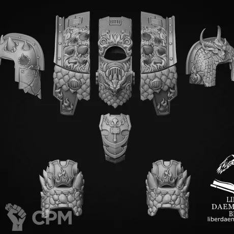 Описание картинки Armor model "Levi" type  Draco от Bazilevs по цене 1 095руб | Свободный Рынок Миниатюр - СРМ