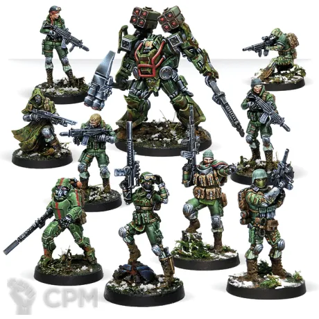 Описание картинки Ariadna Tartary Army Corps Action Pack от Grag18 по цене 2 500руб | Свободный Рынок Миниатюр - СРМ
