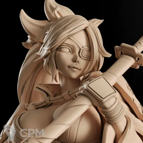 Описание картинки Baiken Фигурка (Guilty Gear) от GAS3TXD  по цене 2 900руб | Свободный Рынок Миниатюр - СРМ