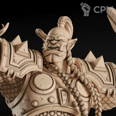 Описание картинки Orgrim On Wolf Фигурка (World of Warcraft) от GAS3TXD  по цене 6 900руб | Свободный Рынок Миниатюр - СРМ