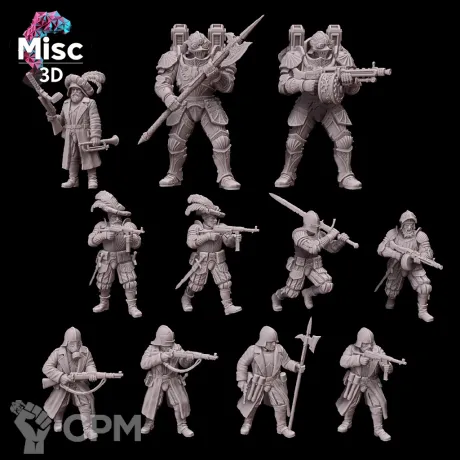 Описание картинки Holy Germanic Empire - Core Troops от Manufactorum76 по цене 2 100руб | Свободный Рынок Миниатюр - СРМ