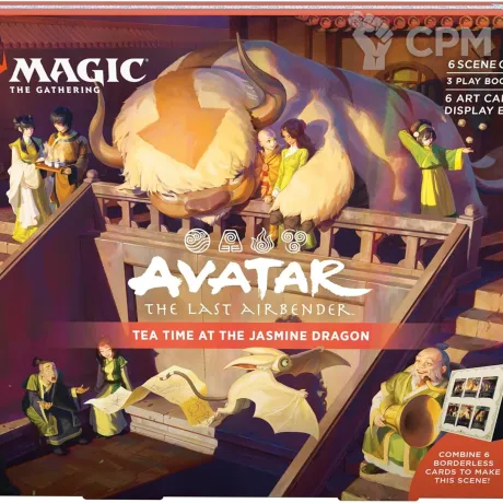 Описание картинки Панорама MTG Avatar: The Last Airbender Scene Box - Tea Time at the Jasmine Dragon от Дауран по цене 5 500руб | Свободный Рынок Миниатюр - СРМ