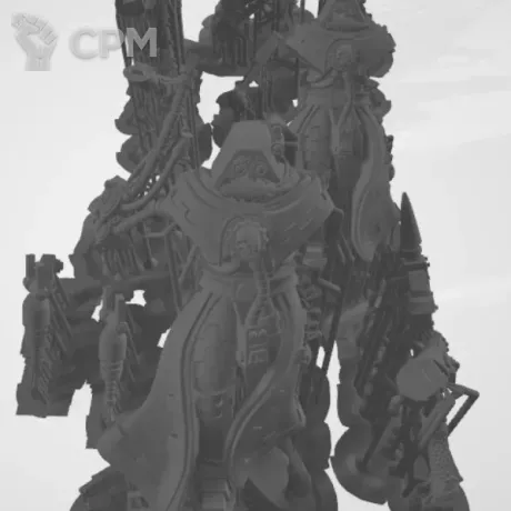 Описание картинки Tech priest enginseer от MrMetalHorror по цене 300руб | Свободный Рынок Миниатюр - СРМ