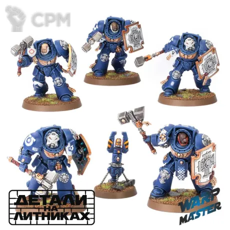 Описание картинки Terminator Assault Squad от WARP Master по цене 2 180руб | Свободный Рынок Миниатюр - СРМ