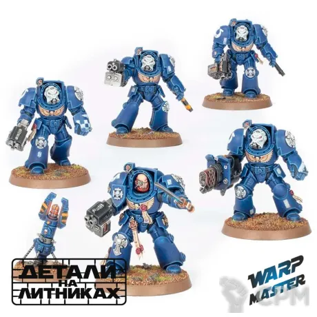 Описание картинки Terminator Squad от WARP Master по цене 2 180руб | Свободный Рынок Миниатюр - СРМ