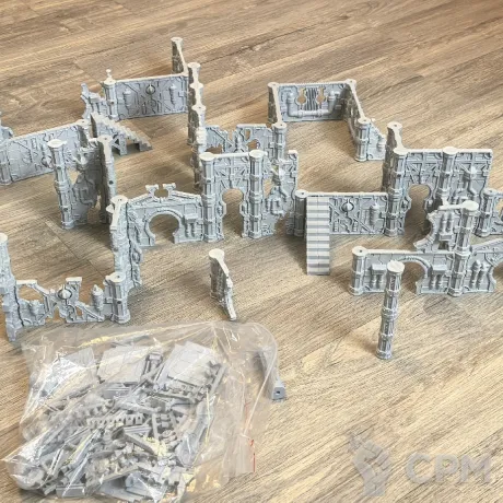 Описание картинки Модульный террейн Модель Cobalt Foundry (28mm), Rampart Modular Terrain от Rebus по цене 5 500руб | Свободный Рынок Миниатюр - СРМ