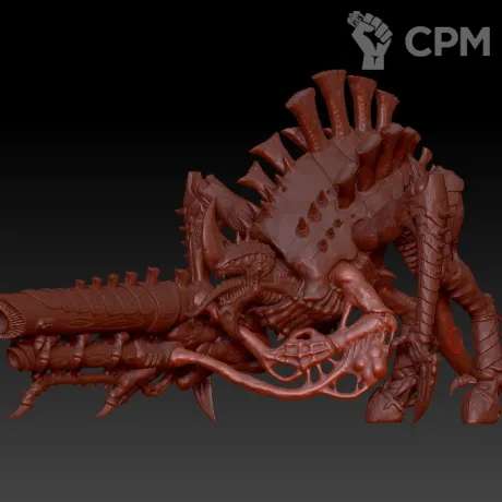 Описание картинки Tyrannofex от MrMetalHorror по цене 1 800руб | Свободный Рынок Миниатюр - СРМ