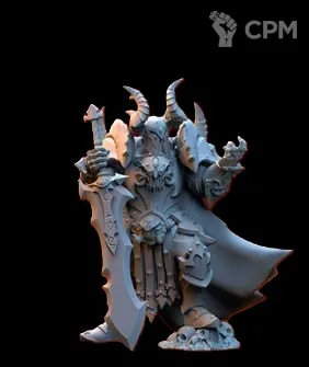 Описание картинки Chaos Lord. от Shizoface по цене 200руб | Свободный Рынок Миниатюр - СРМ