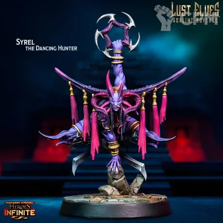 Описание картинки the Dancing Hunter от 3Д-Печка по цене 400руб | Свободный Рынок Миниатюр - СРМ