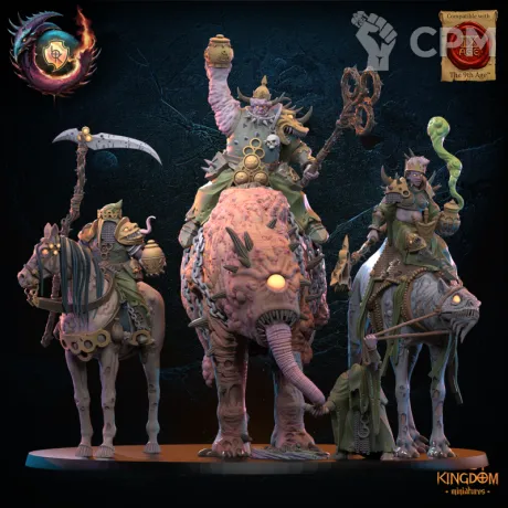 Описание картинки The Gluttony Kings от PocketSized Prints по цене 1 500руб | Свободный Рынок Миниатюр - СРМ