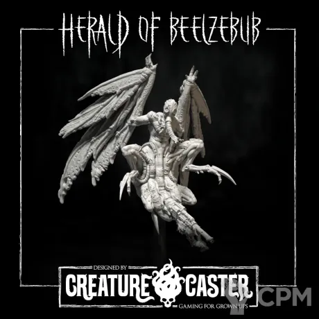 Описание картинки Herald of Beelzebub от Manufactorum76 по цене 350руб | Свободный Рынок Миниатюр - СРМ