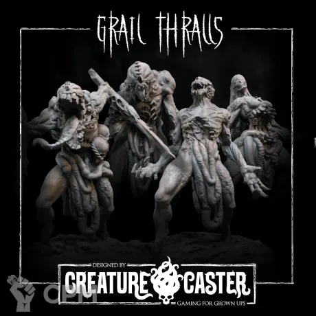Описание картинки Grail Thrall The Great Hunger от Manufactorum76 по цене 1 800руб | Свободный Рынок Миниатюр - СРМ