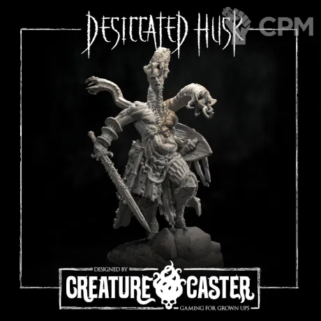 Описание картинки Dessicated Husk The Great Hunger от Manufactorum76 по цене 400руб | Свободный Рынок Миниатюр - СРМ