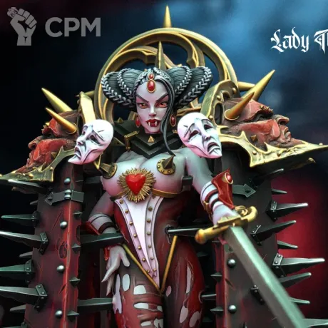 Описание картинки Vampire Lord от MrMetalHorror по цене 350руб | Свободный Рынок Миниатюр - СРМ
