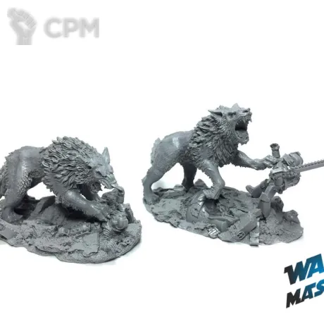 Описание картинки The Wolf-kin of Russ от WARP Master по цене 2 250руб | Свободный Рынок Миниатюр - СРМ